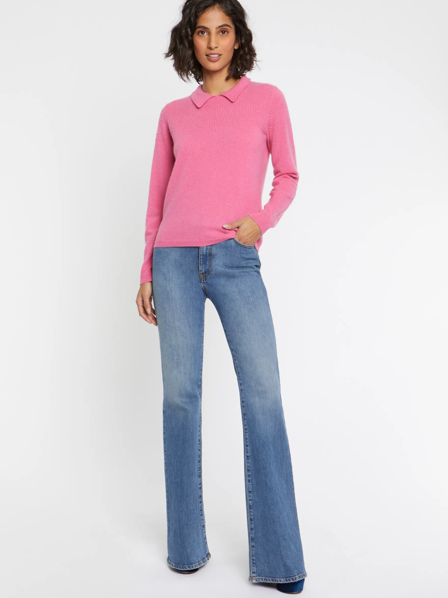 Women Paule Ka Knitwear>Cashmere Polo Sweater