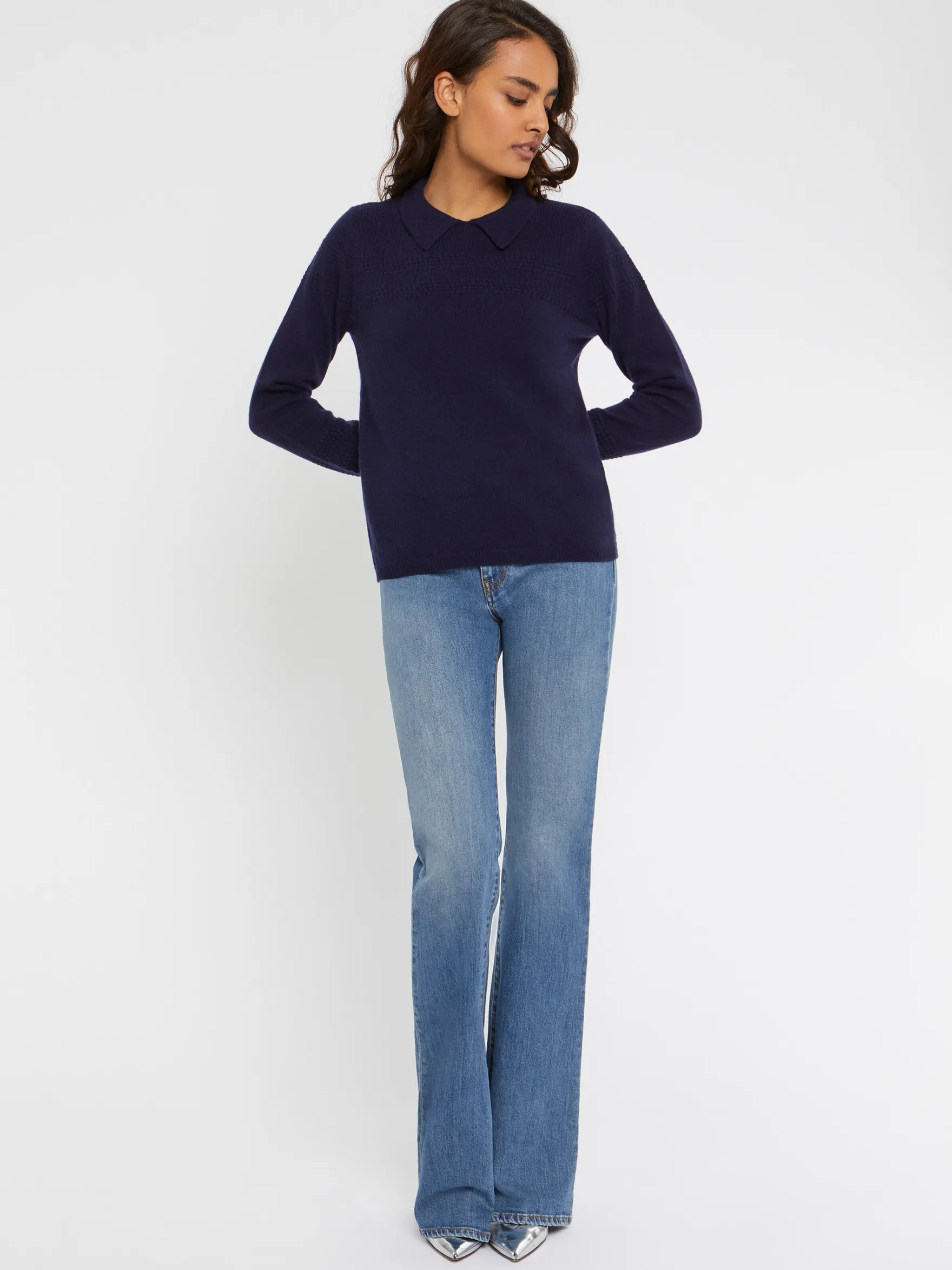 Women Paule Ka Knitwear>Cashmere Polo Sweater