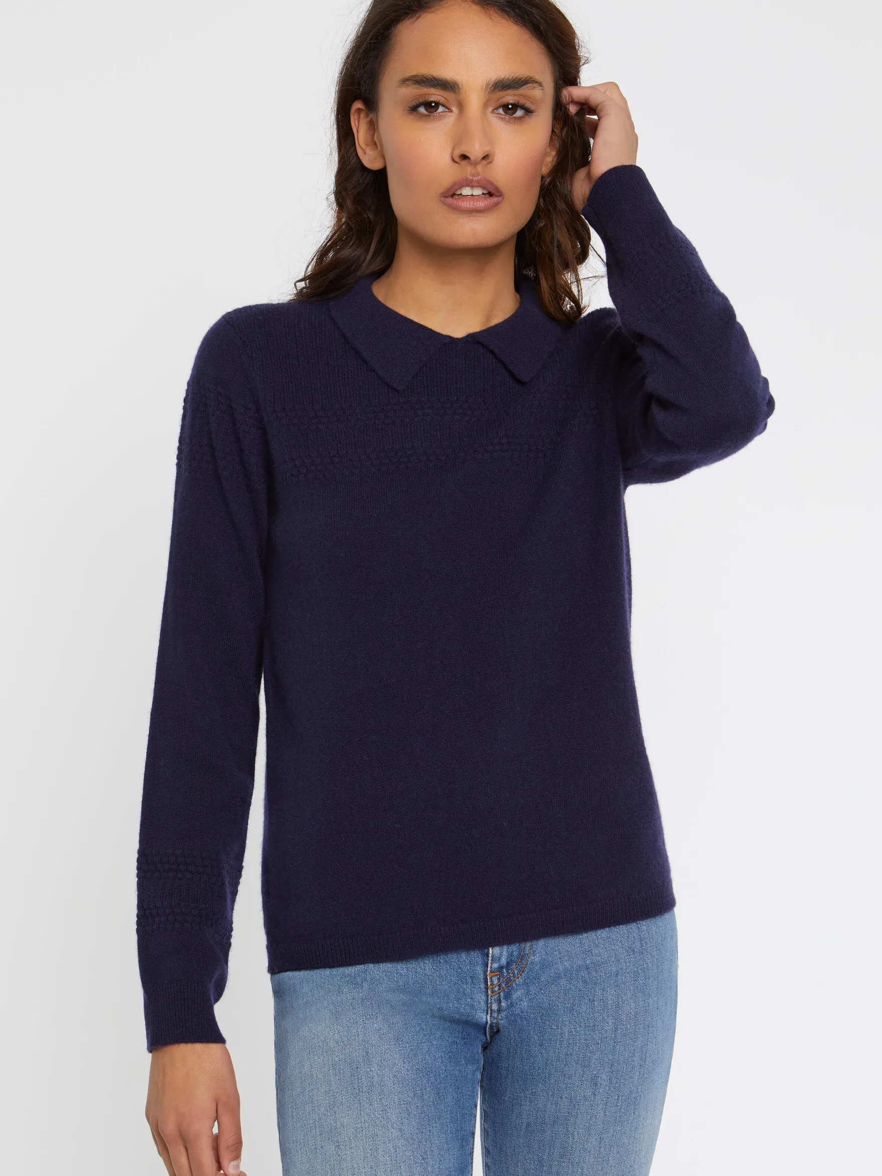 Women Paule Ka Knitwear>Cashmere Polo Sweater