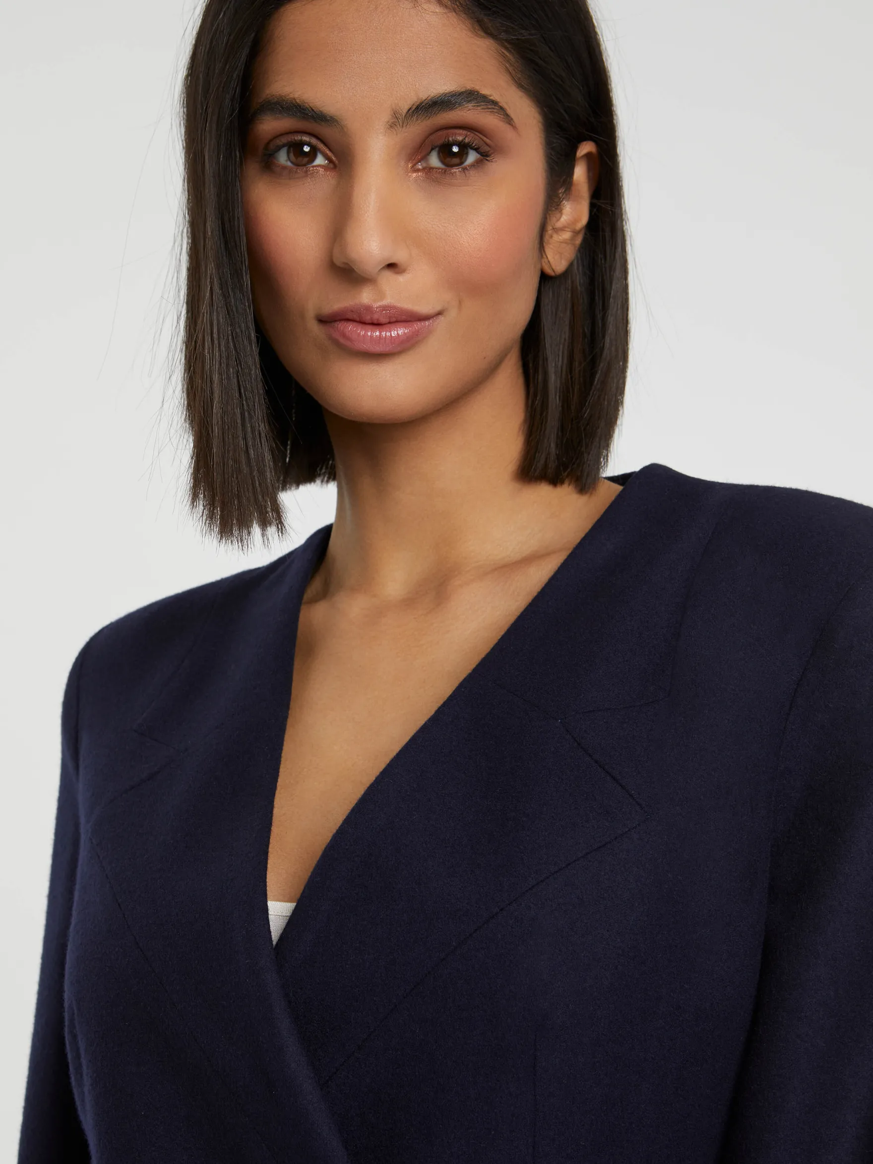 Women Paule Ka Jackets>Double-Breasted Wool Jacket
