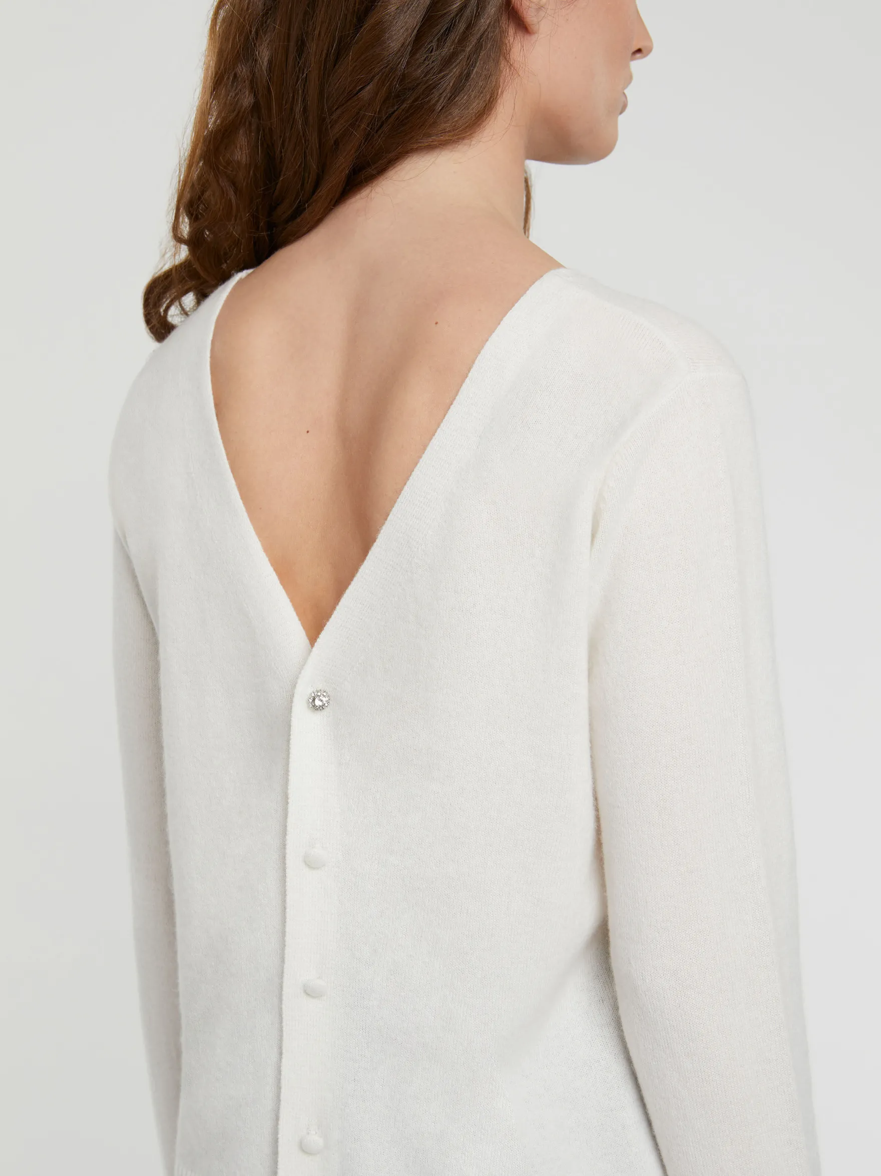 Women Paule Ka Knitwear>Gilet Inverse En Cachemire