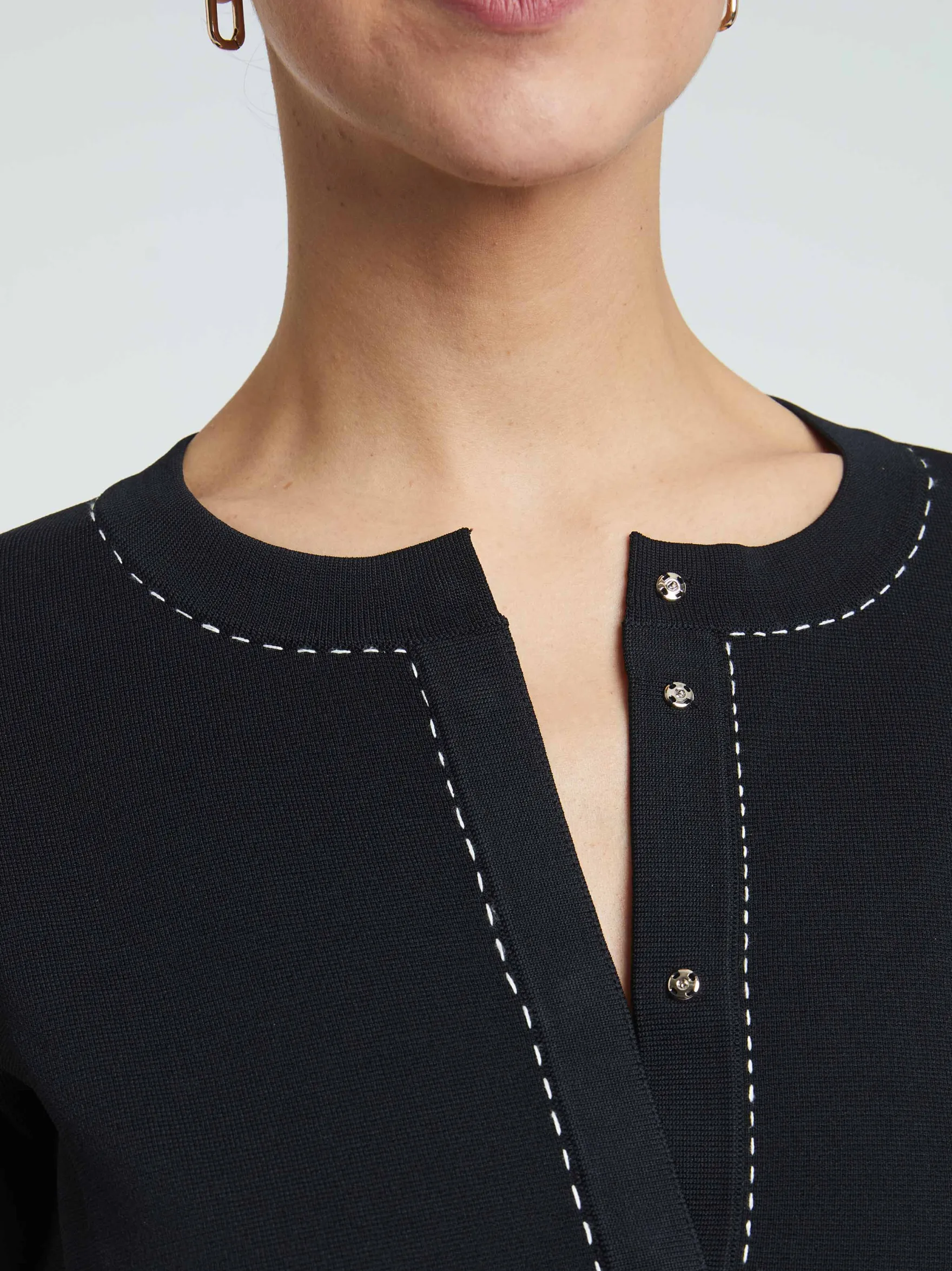 Women Paule Ka Knitwear>Knitted Cardigan