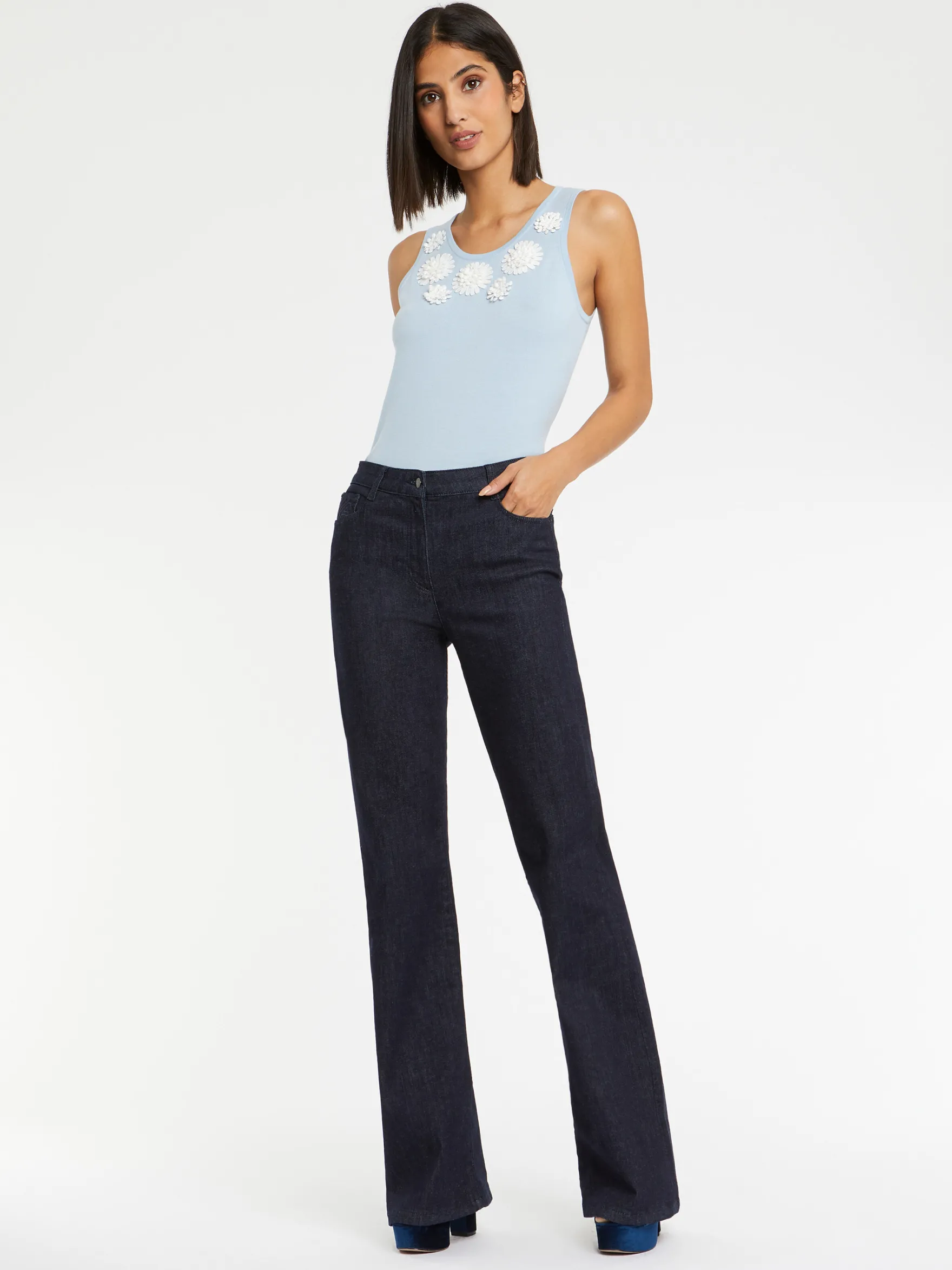 Women Paule Ka Tops>Knitted Tank Top