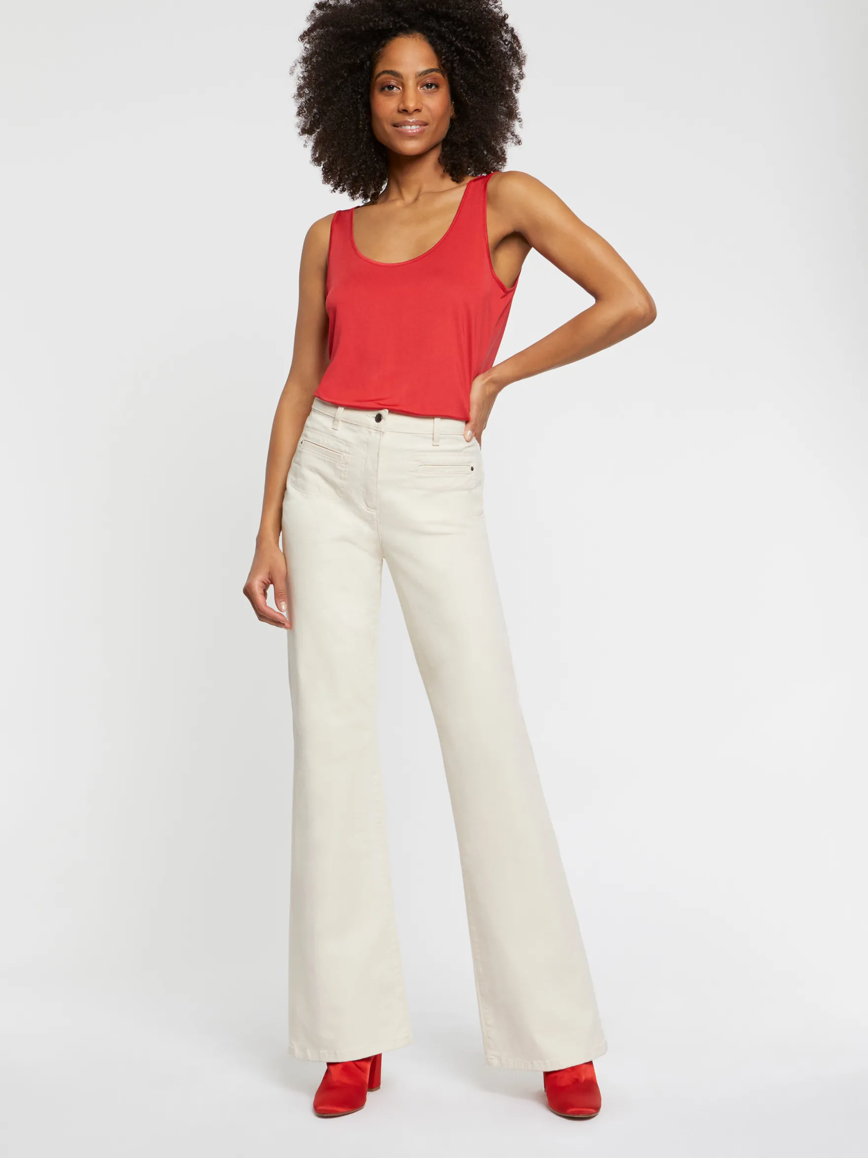 Women Paule Ka Tops>Knitted Tank Top