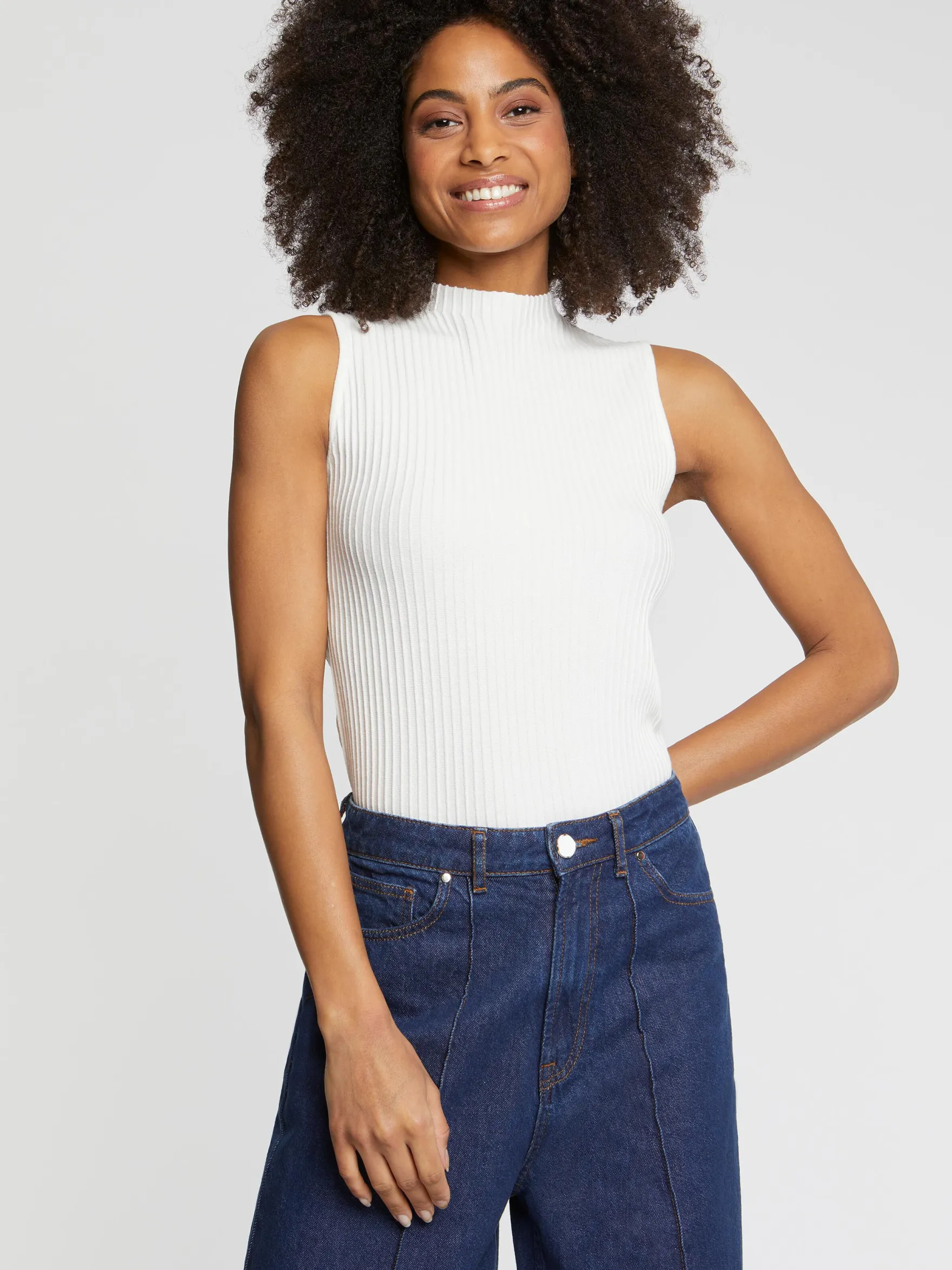 Women Paule Ka Tops>Knitted Tank Top