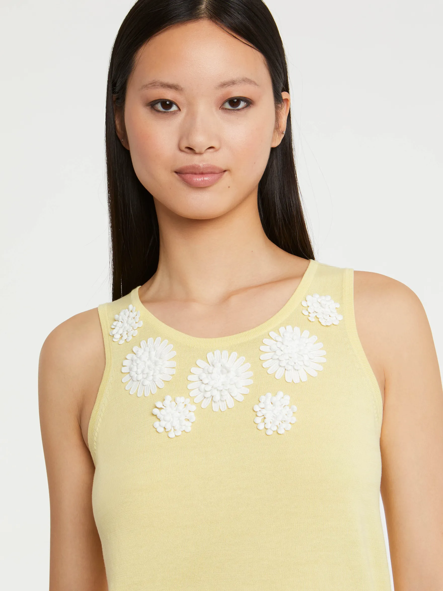 Women Paule Ka Tops>Knitted Tank Top