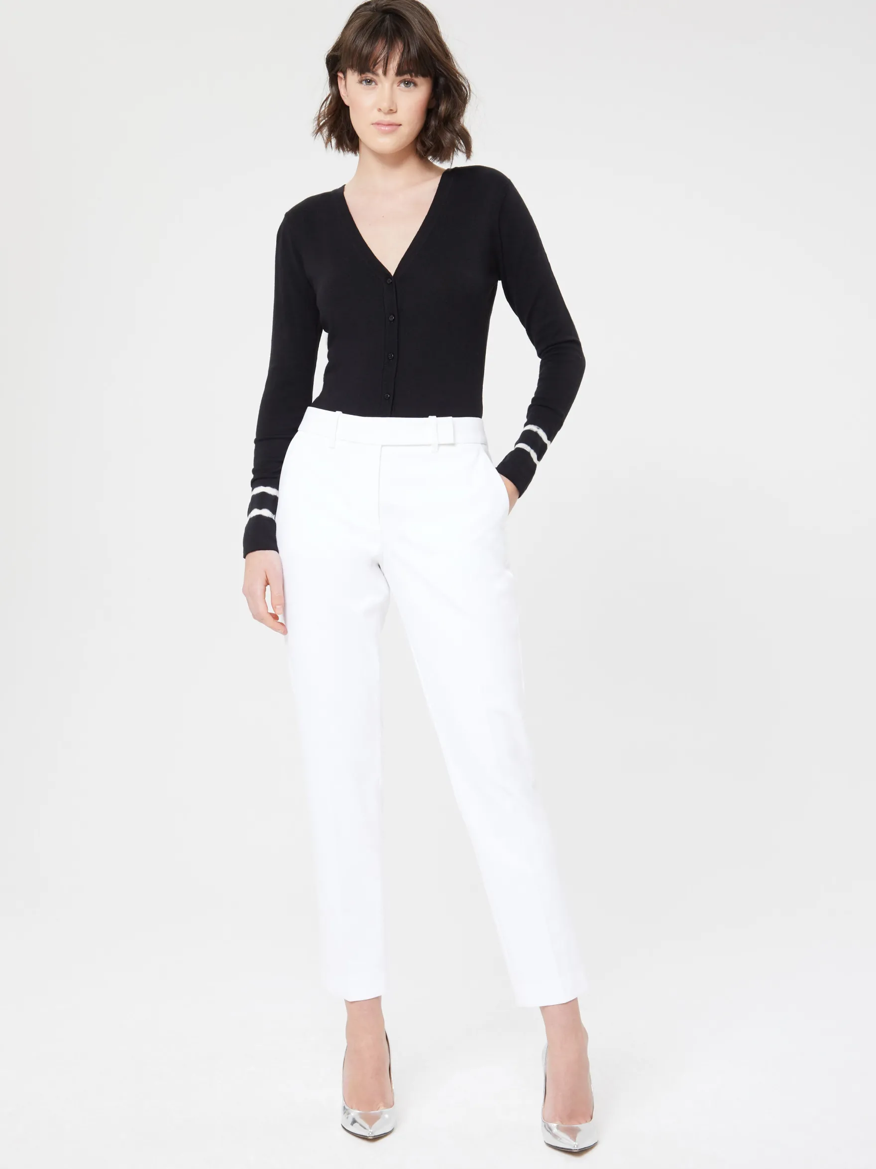 Women Paule Ka Knitwear>Merino Wool Cardigan