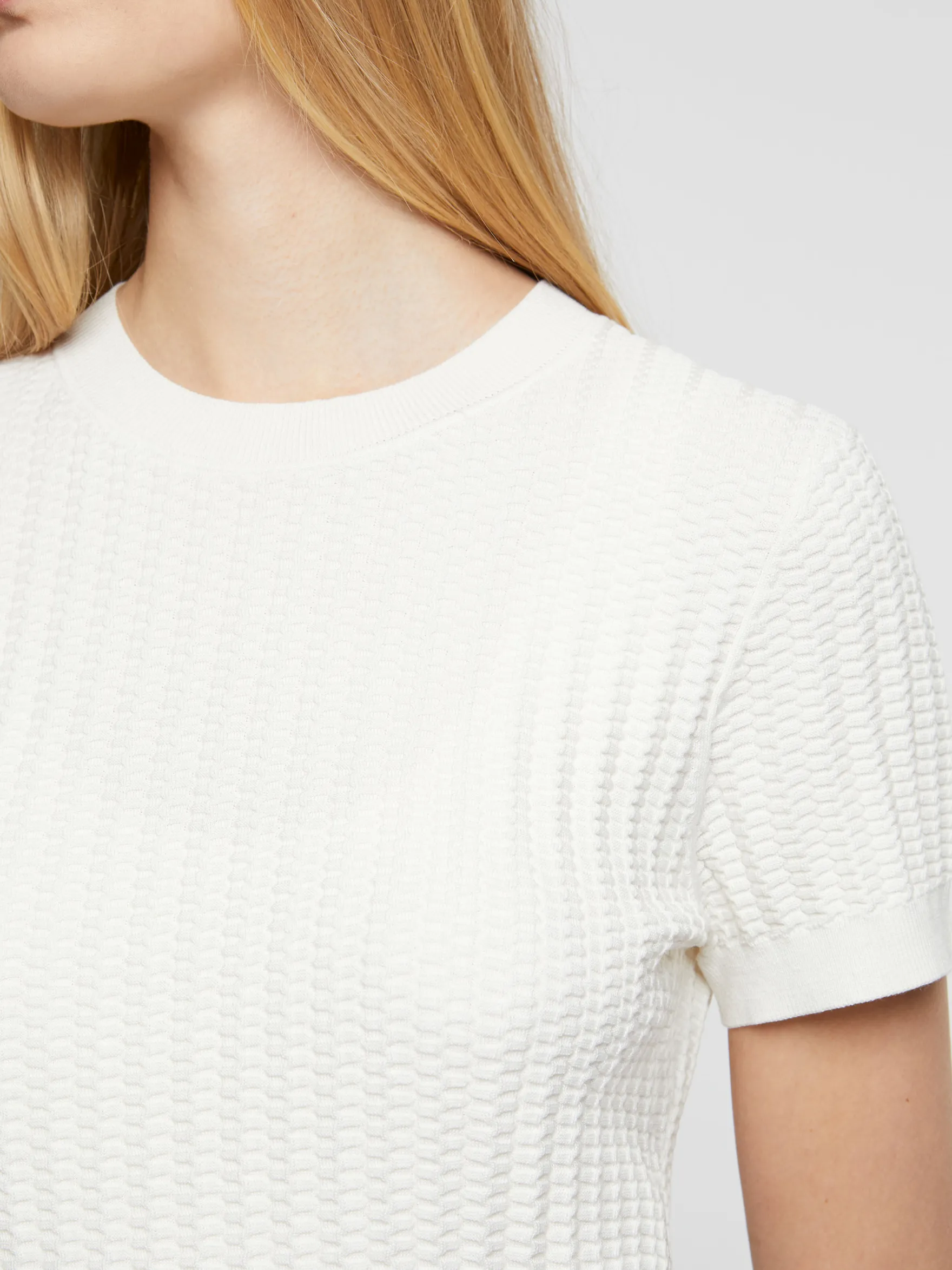 Women Paule Ka Knitwear>Short-Sleeve Knit Sweater