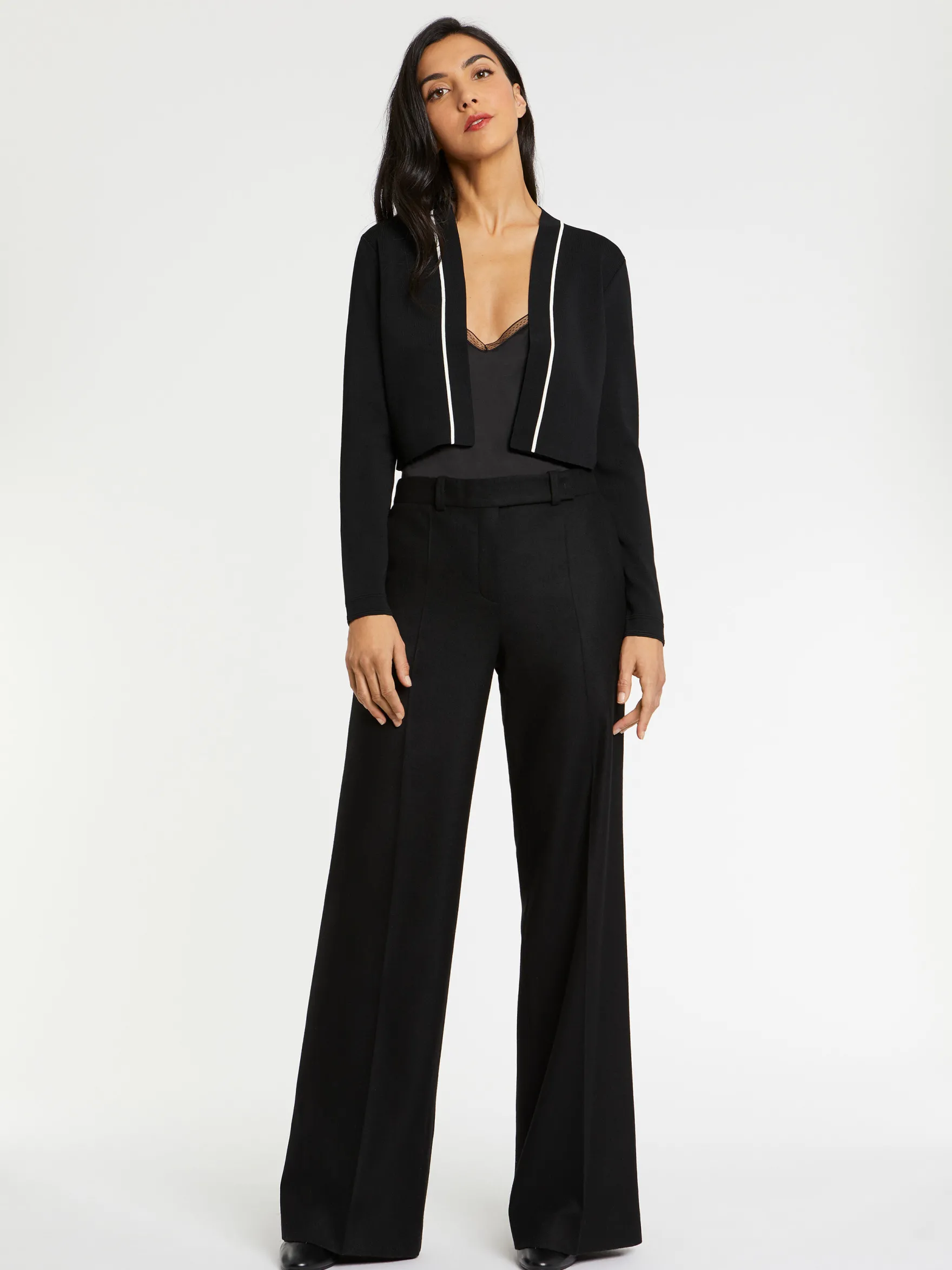 Women Paule Ka Knitwear>Viscose Open Cardigan