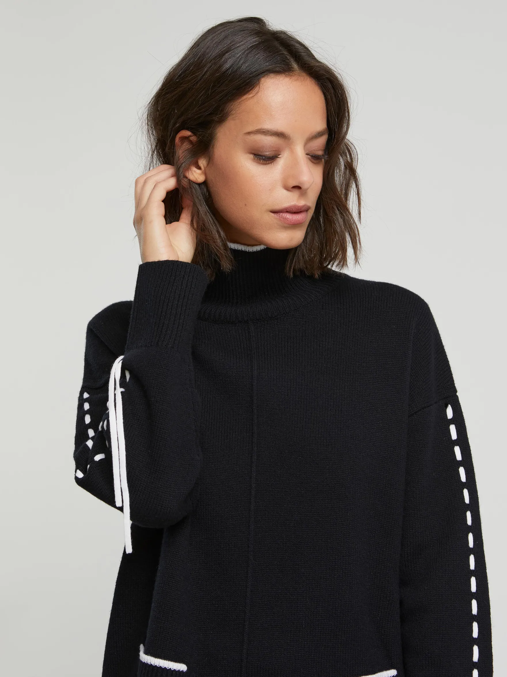 Women Paule Ka Knitwear>Wool And Cashmere Sweater
