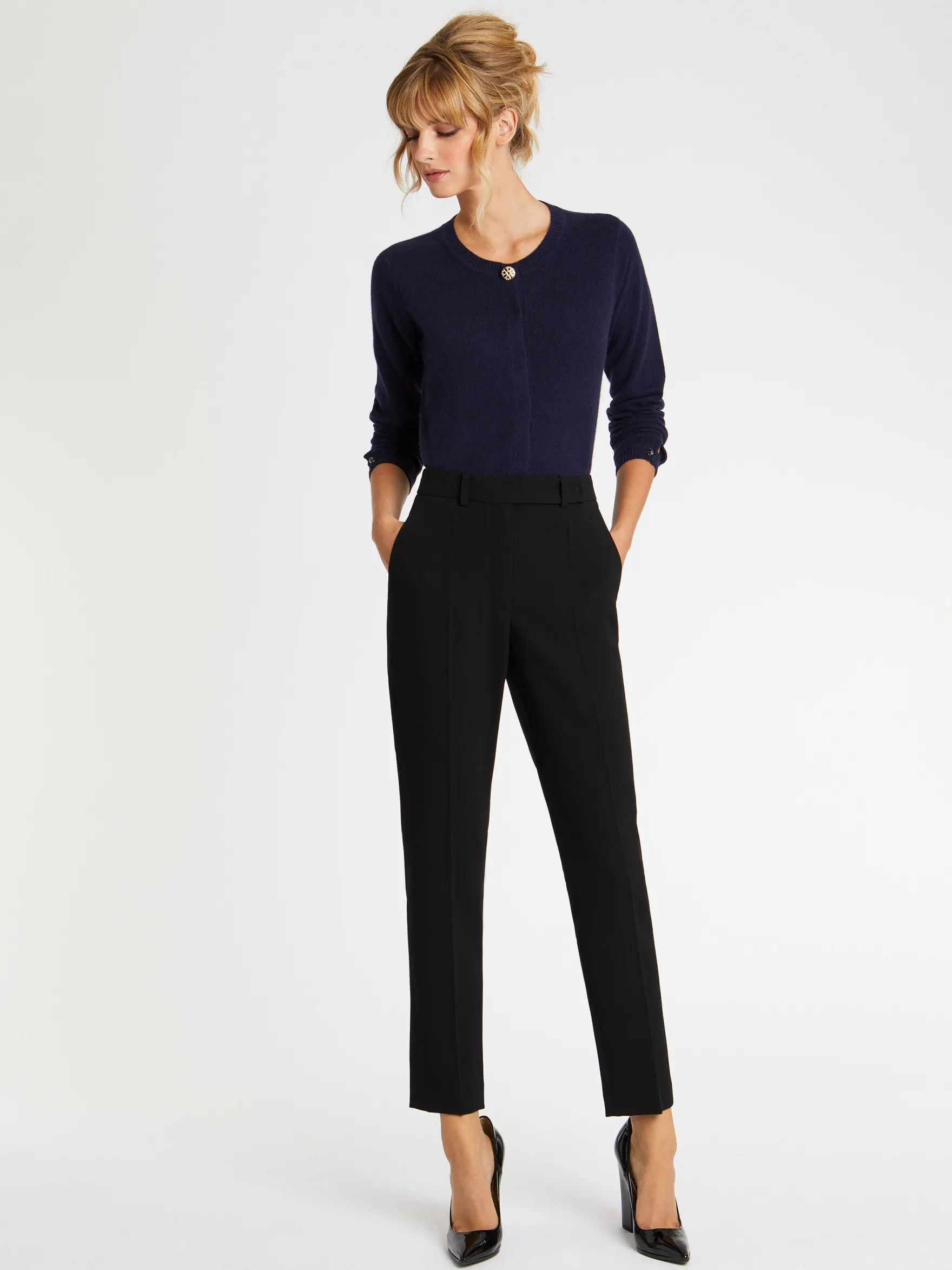 Women Paule Ka Trousers And Jeans>Woven Pants
