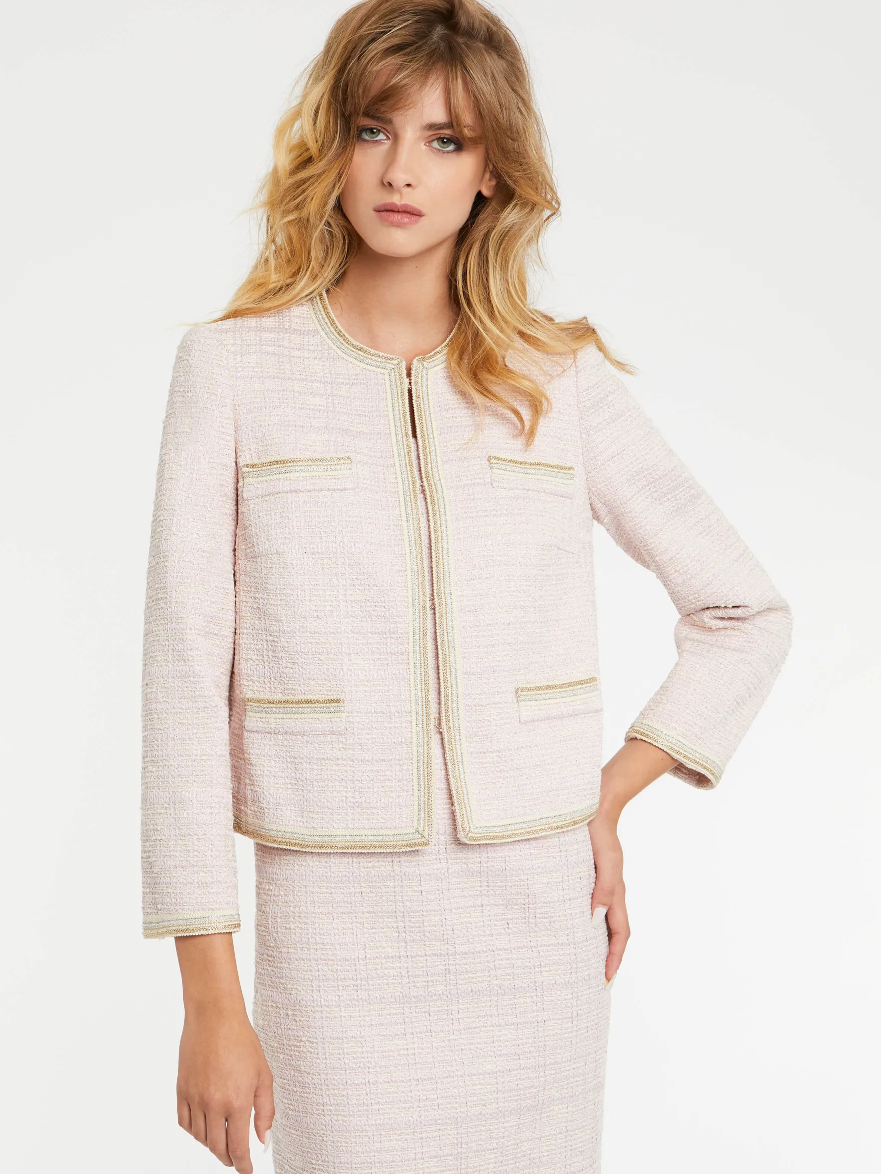 Women Paule Ka Jackets>Woven Suit Jacket