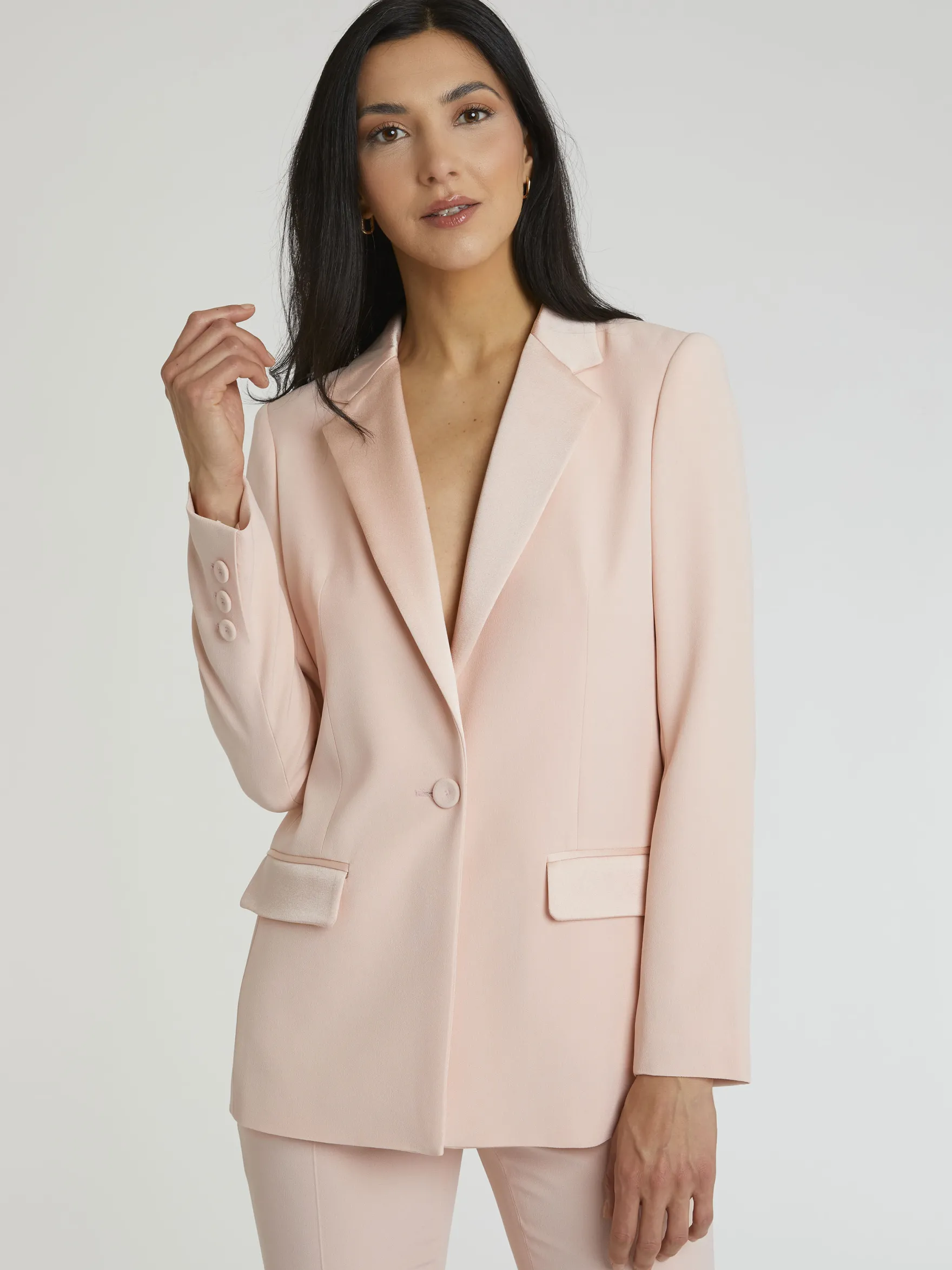Women Paule Ka Jackets>Woven Suit Jacket
