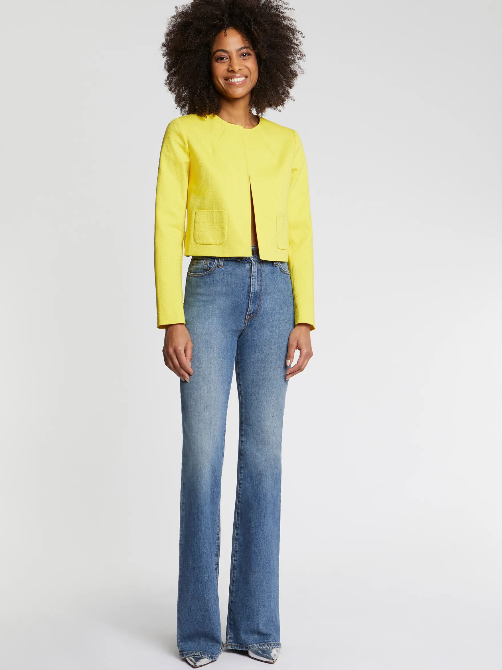 Women Paule Ka Jackets>Woven Suit Jacket